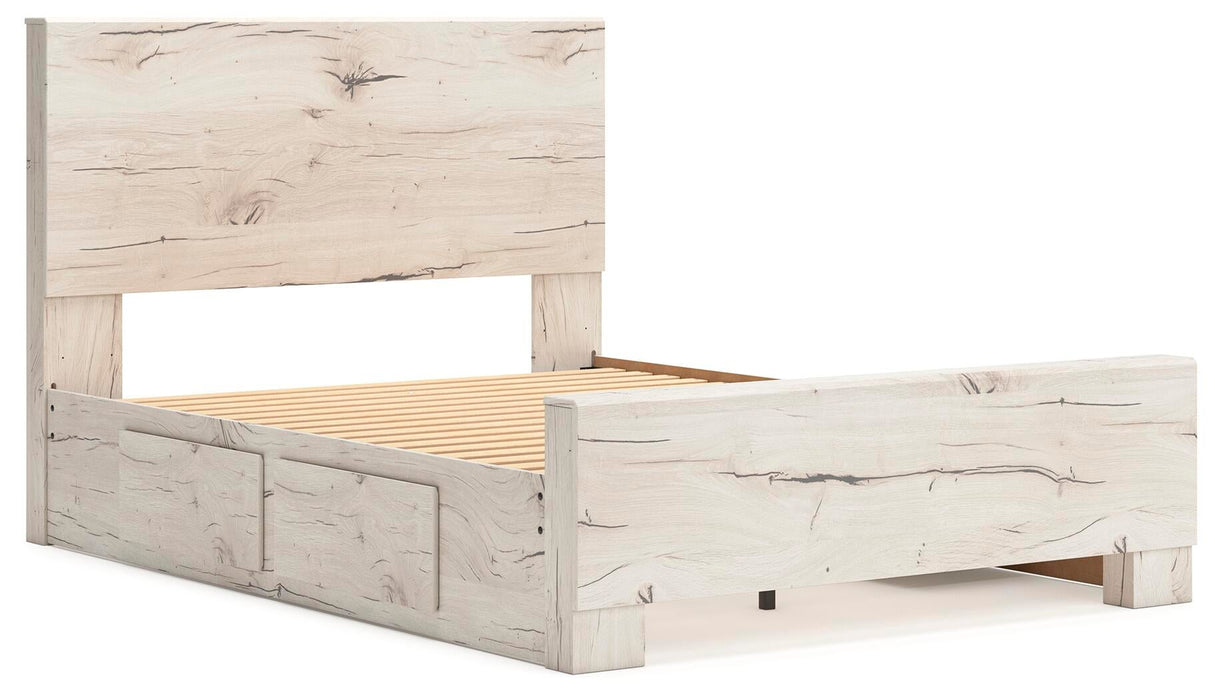 Lawroy Queen Panel Bed with Storage, Dresser, Mirror, Chest and Nightstand - alternate view 20