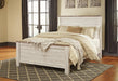 Willowton Queen Panel Bed with Mirrored Dresser and Nightstand - alternate view 7