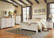 Willowton Queen Panel Bed with Mirrored Dresser and Nightstand - alternate view 5