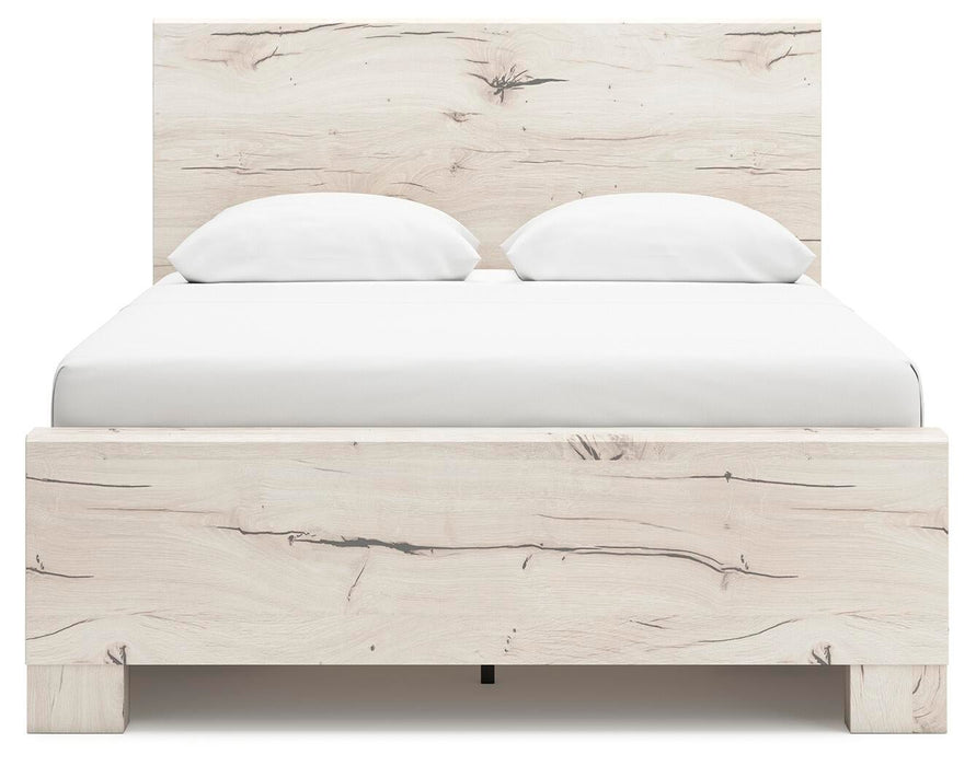 Lawroy Queen Panel Bed with Storage, Dresser and Mirror - alternate view 7