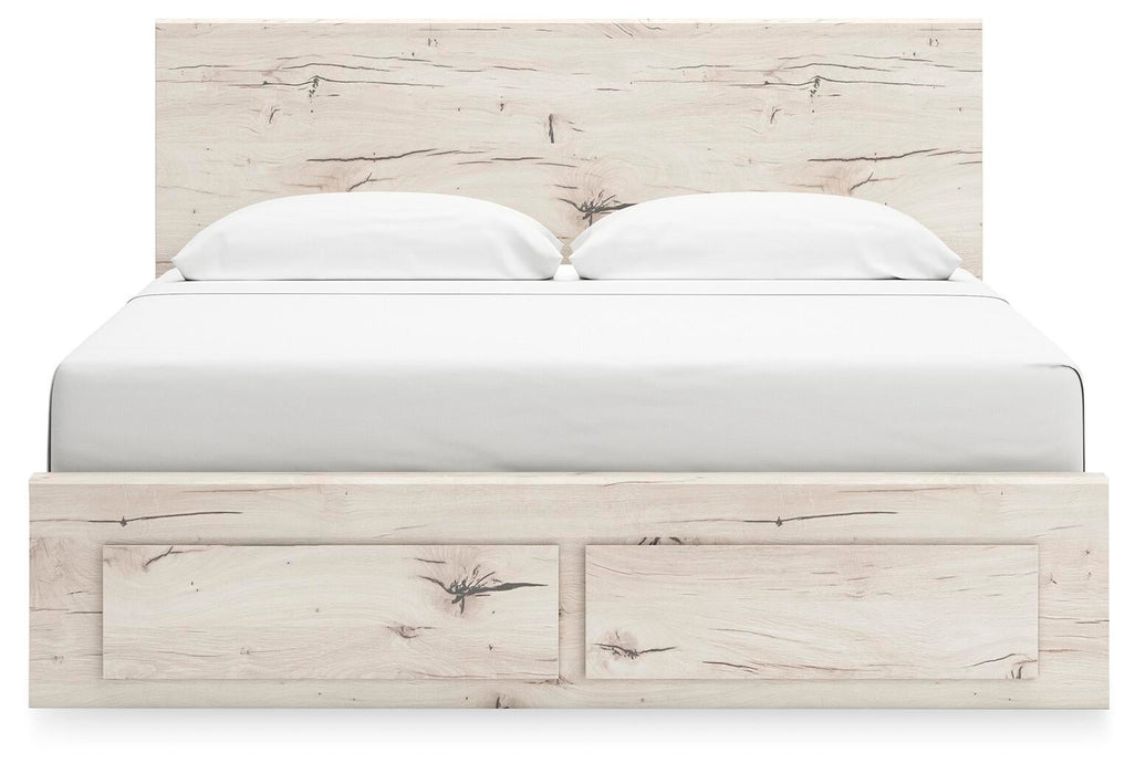 Lawroy King Panel Storage Bed, Dresser and Mirror - alternate view 10