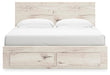 Lawroy King Panel Storage Bed, Dresser, Mirror and Nightstand - alternate view 8