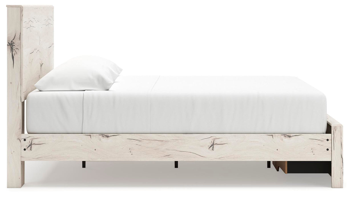 Lawroy King Panel Storage Bed, Dresser and Mirror - alternate view 15