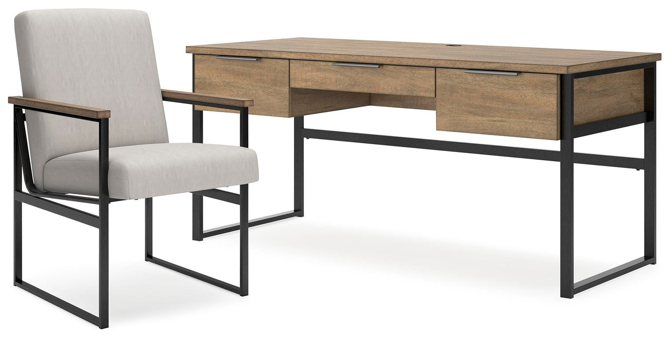 Montia Home Office Desk with Chair and Storage - alternate view 3