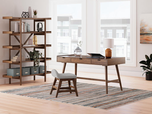 Lyncott Home Office Desk with Chair and Storage - alternate view 2