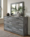 Baystorm Twin Panel Bed with Mirrored Dresser and Nightstand - alternate view 7