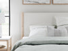 Cadmori Queen Upholstered Panel Bed with Mirrored Dresser and Nightstand - alternate view 19
