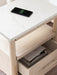 Cadmori Queen Upholstered Panel Bed with Mirrored Dresser and Nightstand - alternate view 23