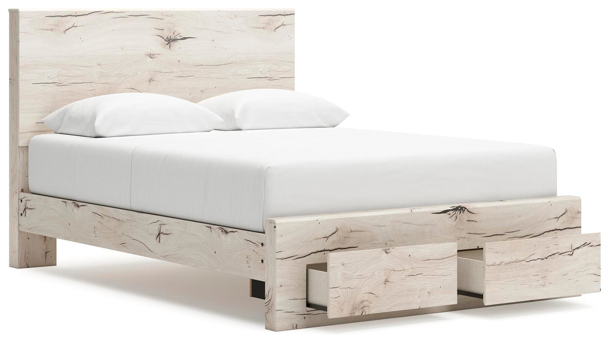 Lawroy Queen Panel Storage Bed, Dresser and Mirror - alternate view 8