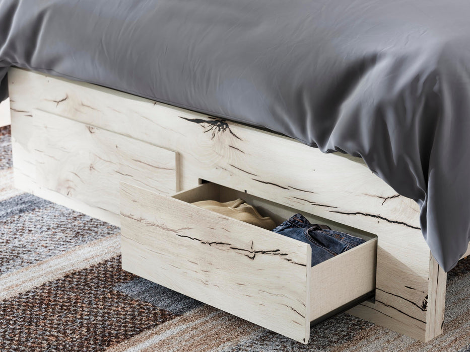 Lawroy Queen Panel Storage Bed, Dresser and Mirror - alternate view 15