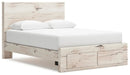 Lawroy Queen Panel Storage Bed, Dresser, Mirror, Chest and Nightstand - alternate view 14