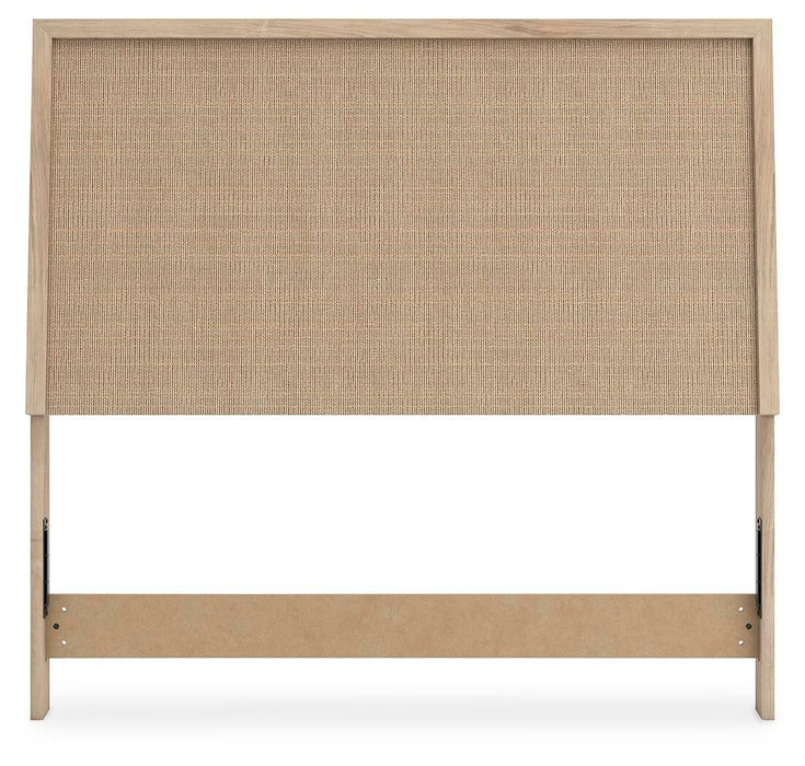 Cielden Full Panel Headboard with Mirrored Dresser - alternate view 2
