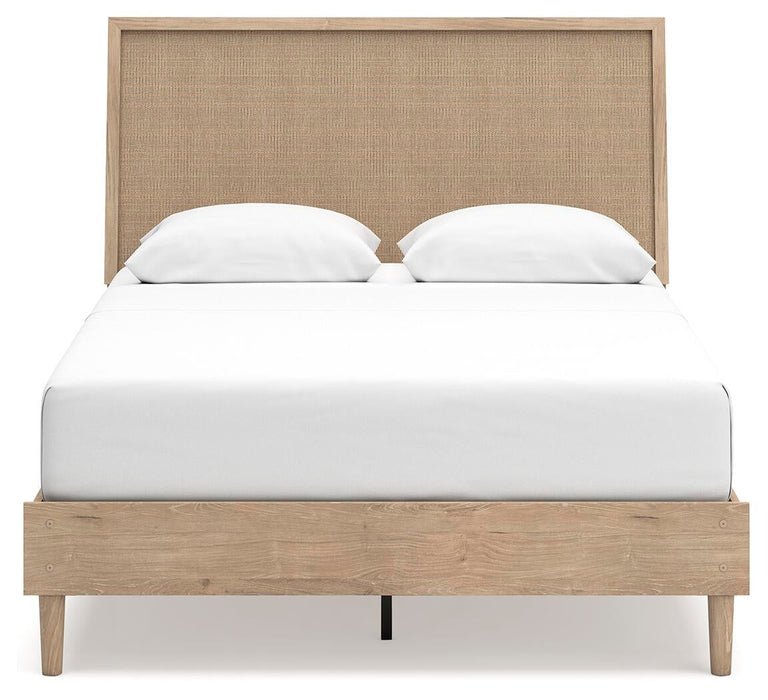 Cielden Queen Panel Bed with Mirrored Dresser, Chest and Nightstand - alternate view 11