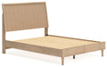 Cielden Queen Panel Bed with Mirrored Dresser, Chest and Nightstand - alternate view 7