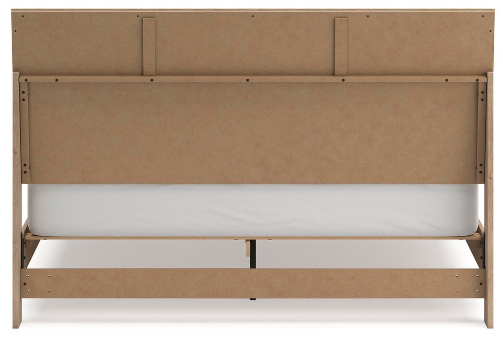 Cielden King Panel Bed with Mirrored Dresser, Chest and Nightstand - alternate view 19