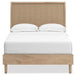 Cielden Full Panel Bed with Mirrored Dresser - alternate view 3