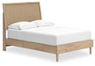 Cielden Full Panel Bed with Mirrored Dresser - alternate view 4