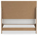 Cielden Full Panel Bed with Mirrored Dresser - alternate view 5