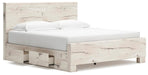 Lawroy King Panel Bed with Storage, Dresser, Mirror, Chest and Nightstand - alternate view 15