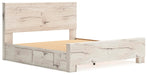 Lawroy King Panel Bed with Storage, Dresser, Mirror, Chest and Nightstand - alternate view 16