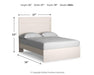 Stelsie Full Panel Bed with Mirrored Dresser - alternate view 4