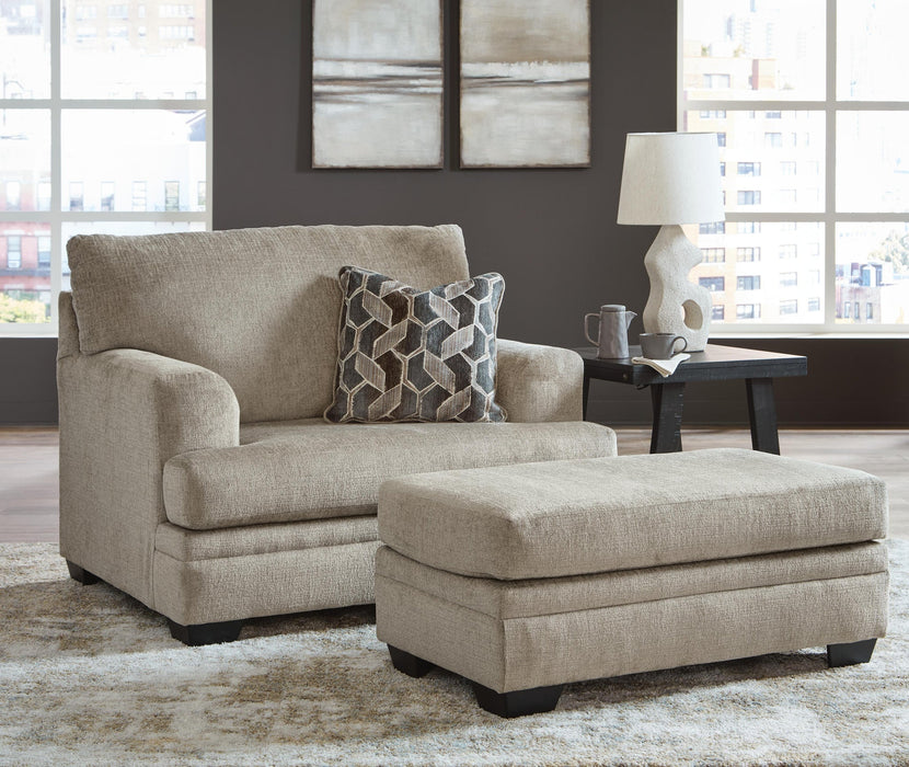 Stonemeade Chair and Ottoman - alternate view 2