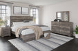 Ralinksi King Panel Bed with Mirrored Dresser and Nightstand - alternate view 2