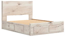 Lawroy Queen Panel Storage Bed, Dresser, Mirror and Nightstand - alternate view 12