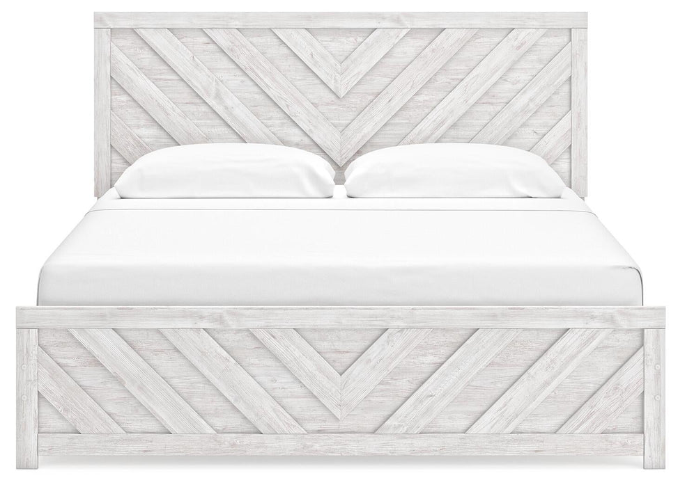 Cayboni King Panel Bed, Dresser, Mirror, Chest and Nightstand - alternate view 13