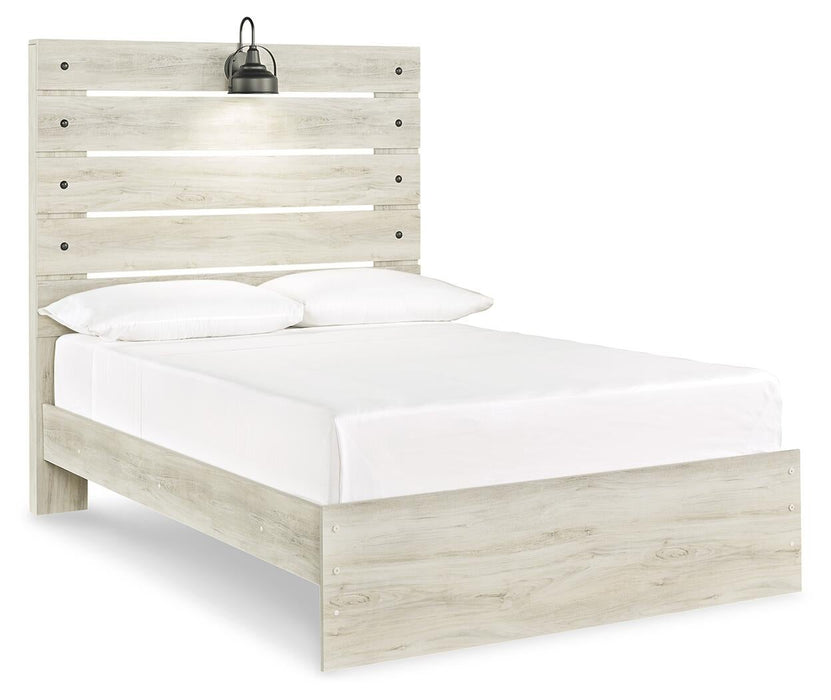 Cambeck Full Panel Bed with Mirrored Dresser and Nightstand - alternate view 2