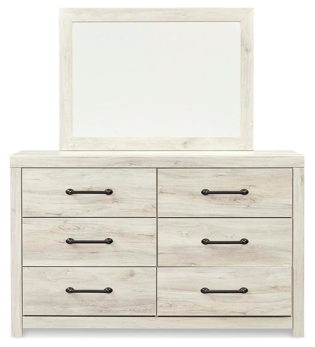 Cambeck Full Panel Bed with Mirrored Dresser and Nightstand - alternate view 7