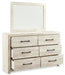 Cambeck Full Panel Bed with Mirrored Dresser and Nightstand - alternate view 8