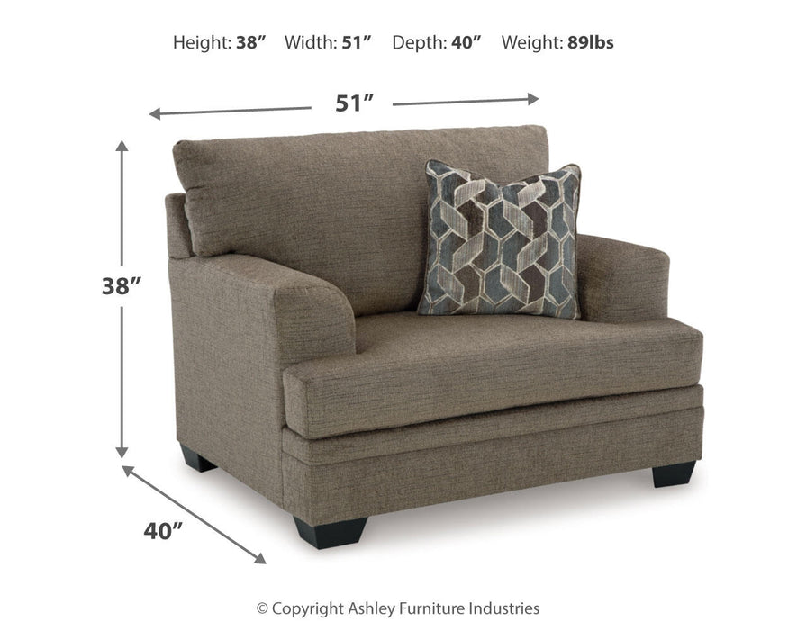 Stonemeade Sofa Chaise, Chair, and Ottoman - alternate view 16