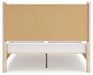 Cadmori Queen Upholstered Panel Bed with Mirrored Dresser, Chest and Nightstand - alternate view 16