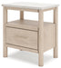 Cadmori Queen Upholstered Panel Bed with Mirrored Dresser, Chest and Nightstand - alternate view 24