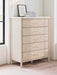 Cadmori Queen Upholstered Panel Bed with Mirrored Dresser, Chest and Nightstand - alternate view 26