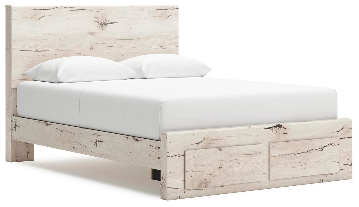 Lawroy Queen Panel Storage Bed, Dresser, Mirror and Nightstand - alternate view 7