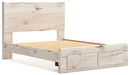 Lawroy Queen Panel Storage Bed, Dresser, Mirror and Nightstand - alternate view 9