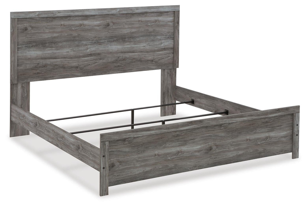 Bronyan King Panel Bed with Mirrored Dresser and Nightstand - alternate view 5