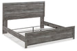 Bronyan King Panel Bed with Mirrored Dresser and Nightstand - alternate view 5