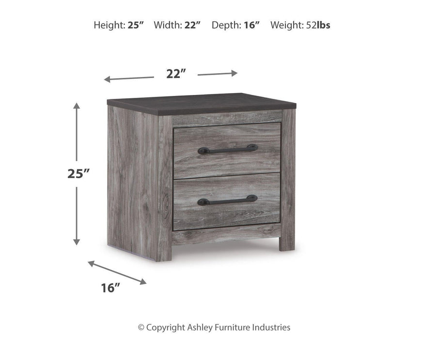 Bronyan King Panel Bed with Mirrored Dresser and Nightstand - alternate view 13