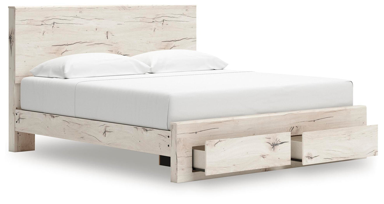 Lawroy King Panel Storage Bed, Dresser, Mirror, Chest and Nightstand - alternate view 15