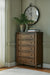 Sturlayne King Upholstered Panel Bed, Dresser, Mirror, Chest and Nightstand - alternate view 14