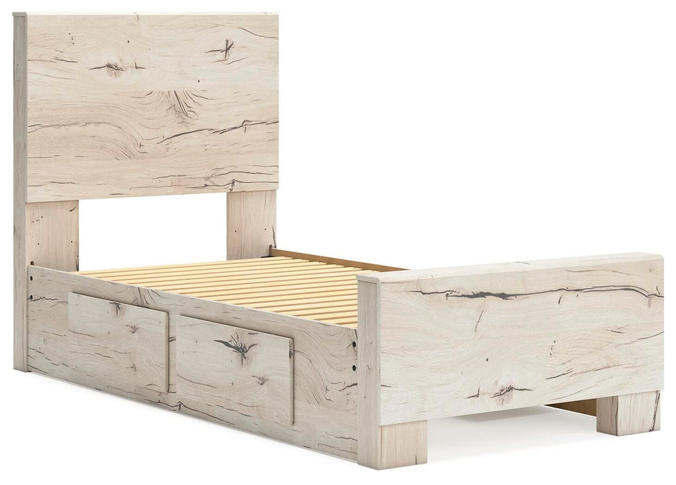 Lawroy Twin Panel Bed with Storage, Dresser, Mirror, Chest and Nightstand - alternate view 16