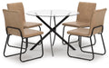 Pharwynn Dining Table and 4 Chairs