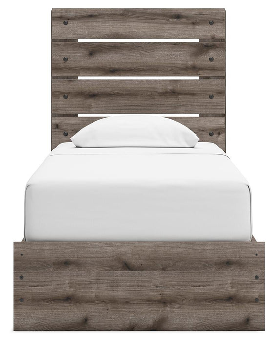 Urbanoore Twin Panel Bed with Storage, Dresser, Mirror and Nightstand - alternate view 7