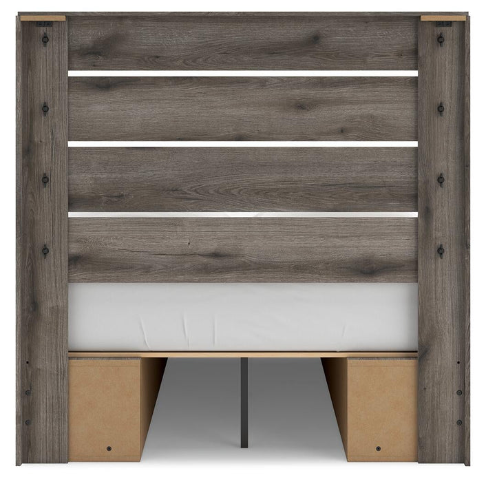 Urbanoore Full Panel Bed with Storage, Dresser and Mirror - alternate view 11