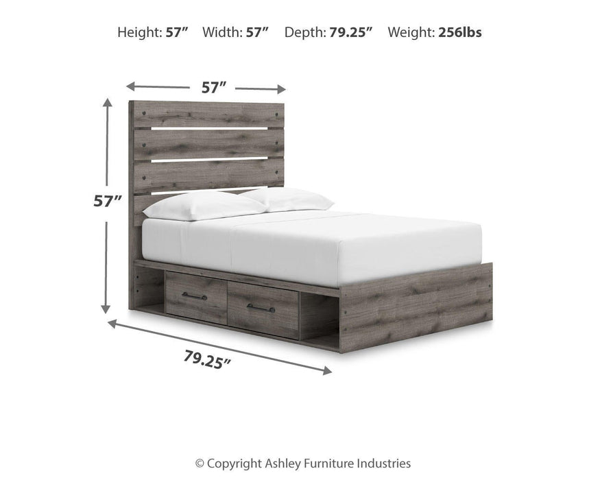 Urbanoore Full Panel Bed with Storage, Dresser and Mirror - alternate view 17