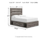 Urbanoore Full Panel Bed with Storage, Dresser and Mirror - alternate view 17