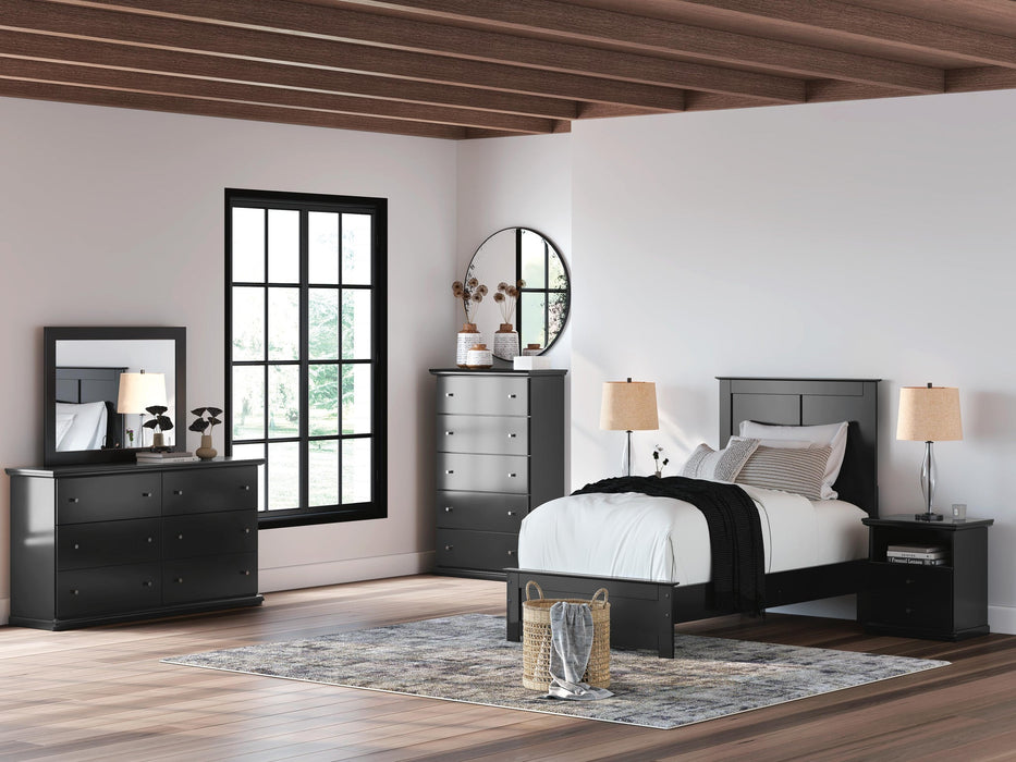 Maribel Twin Panel Bed, Dresser, Mirror and Nightstand - alternate view 18